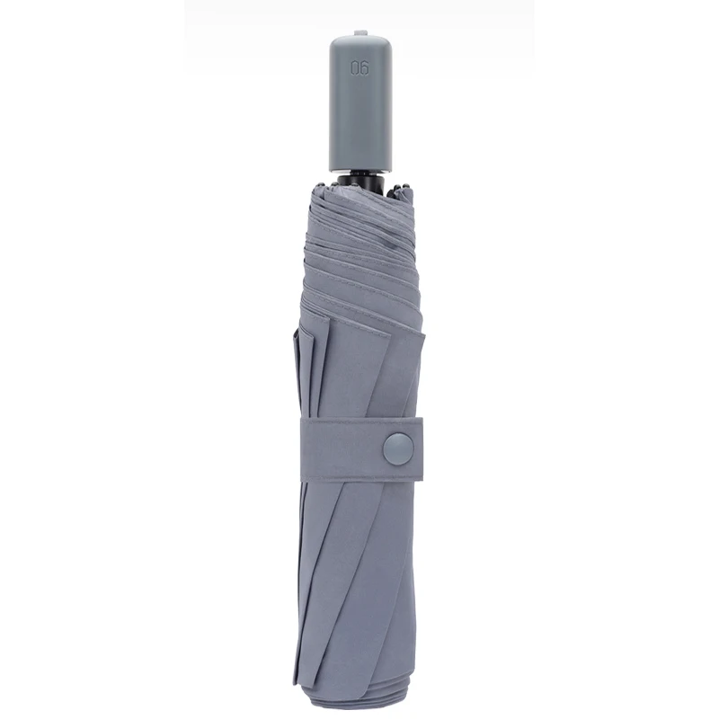 Gray Xiaomi Umbrella 90fun ветрозащитный водонепроницаемый солнцезащитный Сверхлегкий складной зонт для мужчин и женщин унисекс портативный мини-зонт - Цвет: Gray