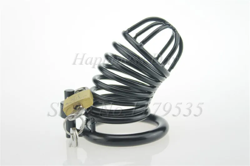 Новая Черная Мужская клетка верности из нержавеющей стали кольца на пенис