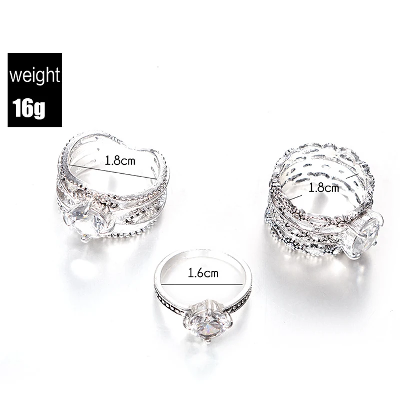 3 шт./лот антикварное серебряное ювелирное изделие винтажное этническое кольцо