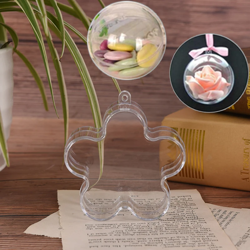 

Форма цветка ясная Пластиковая форма бомбы для ванны DIY инструмент для купания, аксессуары