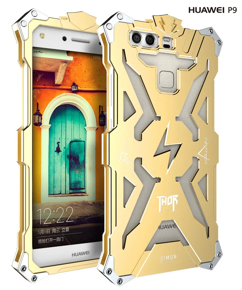 For Huawei P9 Lite G9 luxury aluminum frame phone case P9G9 PC Heavy Duty Phone Protect Cover Metal | Мобильные телефоны и