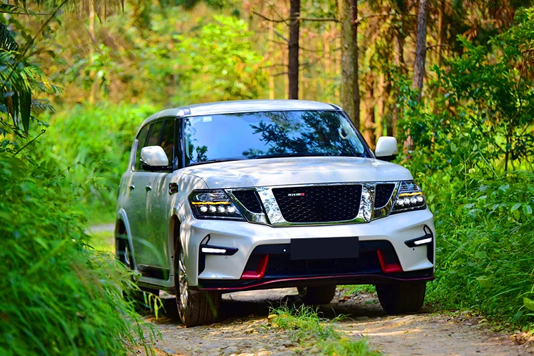 2 шт. светодиодный головной светильник s для Nissan Armada-Автомобильный светодиодный светильник s двойной ксеноновый Объектив Автомобильные аксессуары дневные ходовые огни противотуманный светильник