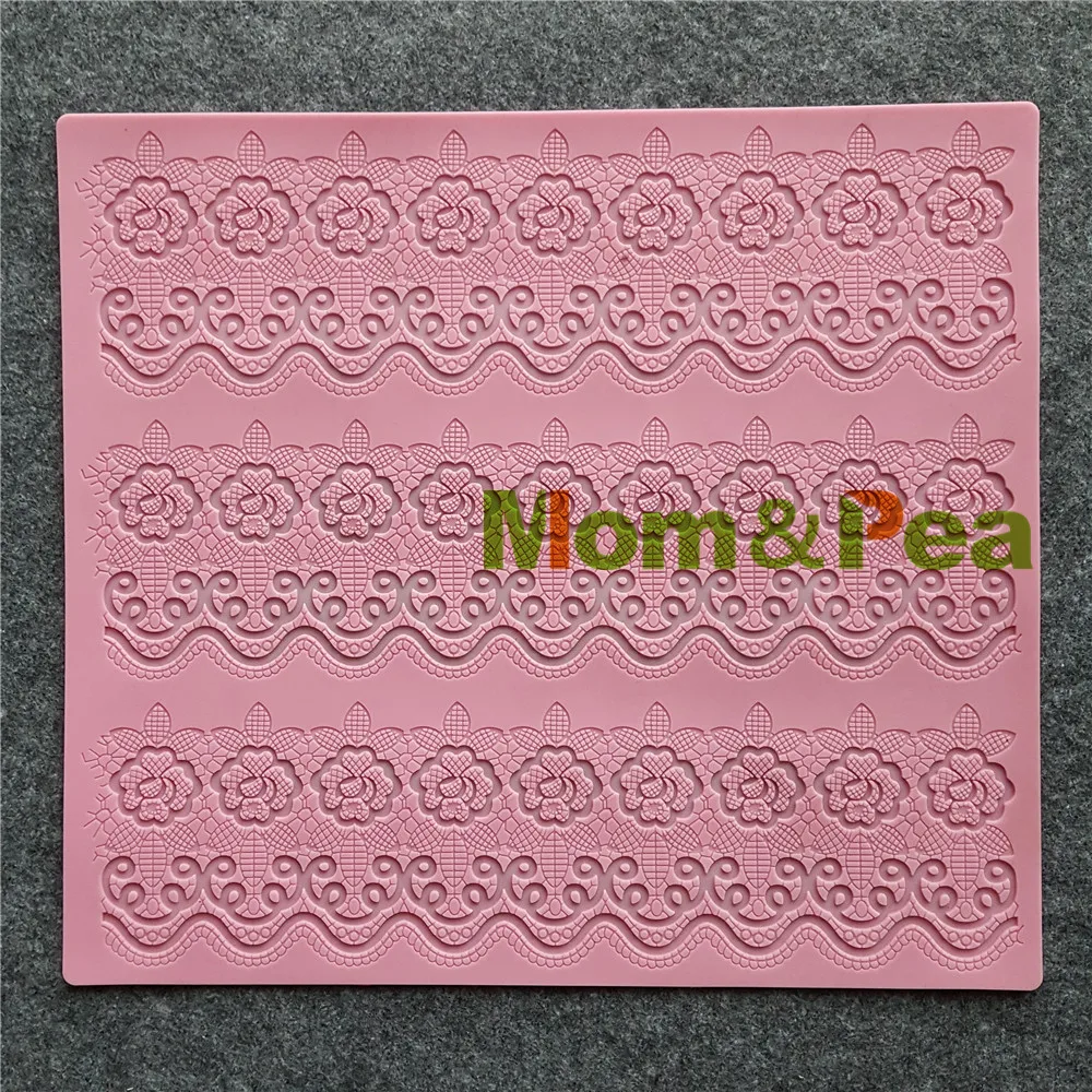 Кружевная форма Mom & Pea GX227 для цветов украшение торта 3D мастики пищевой