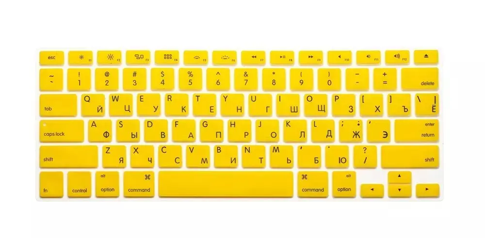 Русская силиконовая Силиконовая клавиатура для Apple macbook Air Pro Retina 13 15 17 mac book laptop Skin |