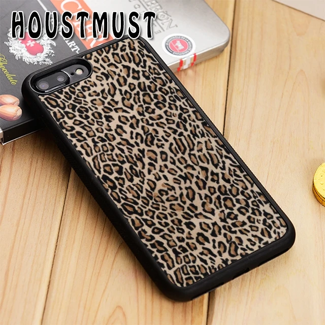 HOUSTMUST модные пикантные Леопардовый принт пантера чехол Чехол для iPhone 5 5S 6 S 7 8 X XR XS