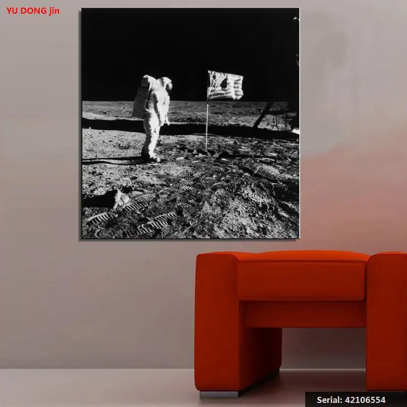 The moon портрет классическая картина маслом Рисование Искусство спрей без рамки