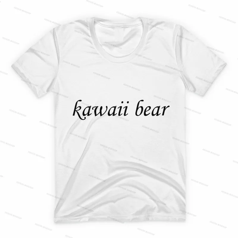 SOSHIRL Kawaii аниме футболка хипстер забавная крутая для женщин/мужчин лето Harajuku