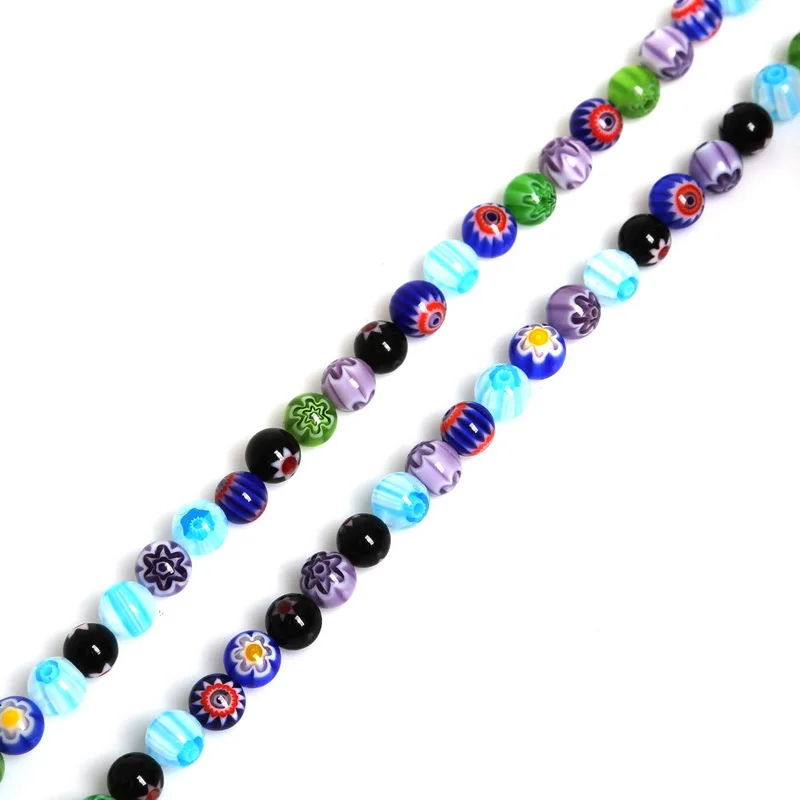 Стеклянные шарики круглой формы для изготовления украшений 4/6/8/10 мм|beads mix|glass beads