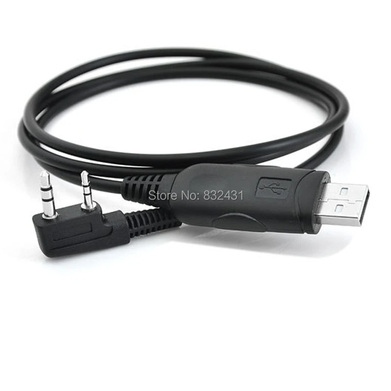 2 Pin USB кабель для программирования Baofeng UV 5R BF 888S H777 KENWOOD TK3207 TK 3107 иди и болтай Walkie Talkie