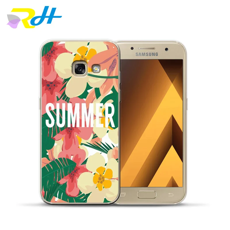 Мягкий чехол из ТПУ для Samsung Galaxy A7 2018 с тропическим рисунком A 10 20 30 40 50 70 A6 A8 Plus |