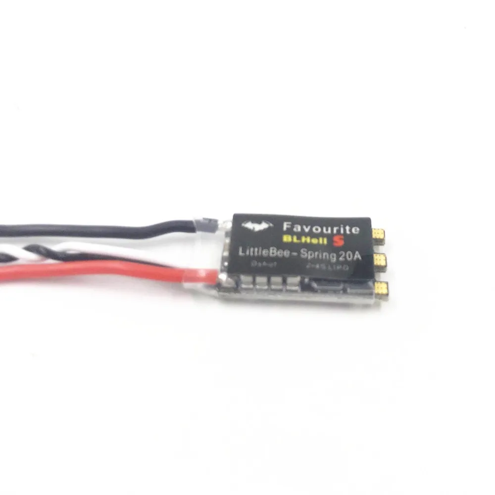 FVT LittleBee Little Bee BLHeli _ S Spring 20A ESC контроллер скорости 2 4S поддержка Dshot для FPV Raing Drone