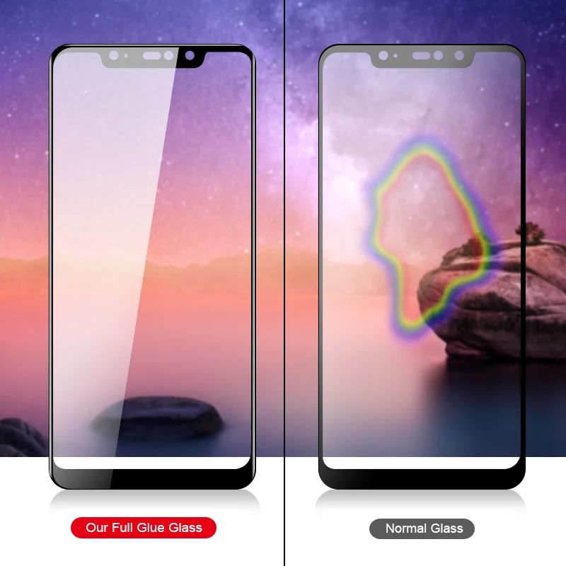 Изогнутое стекло CHYI для Xiaomi Redmi Note 6 Pro защита экрана 26 дюйма полное клеевое