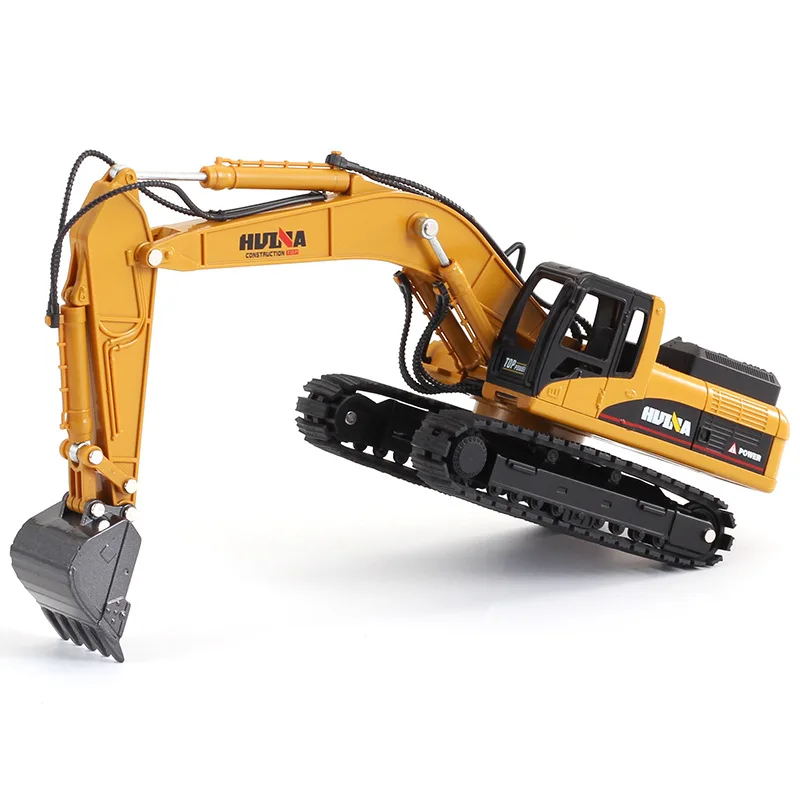 

HUINA 1611 Alloy Excavator Model Engineering Digging RC Car for Kids Boys Toys 1/50 Scale Die-cast Metal Collection