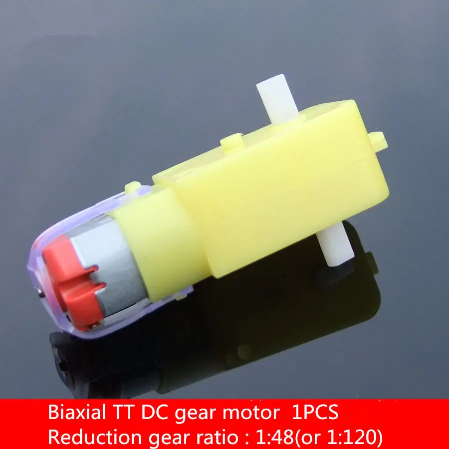 Мотор редуктор DM055B Biaxial TT DC 3 12 В постоянного тока детали для сборки сделай сам