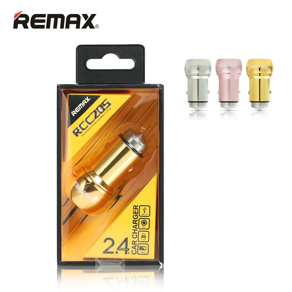 Remax Автомобильное Зарядное Устройство 2.4A Макс Выход Dual USB Порты Аварийный Молоток