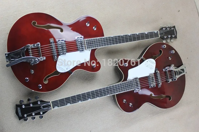 2018 Заводская гитара Gretsch вино Сокол 6120 полуакустическая Дека джаз электрогитара