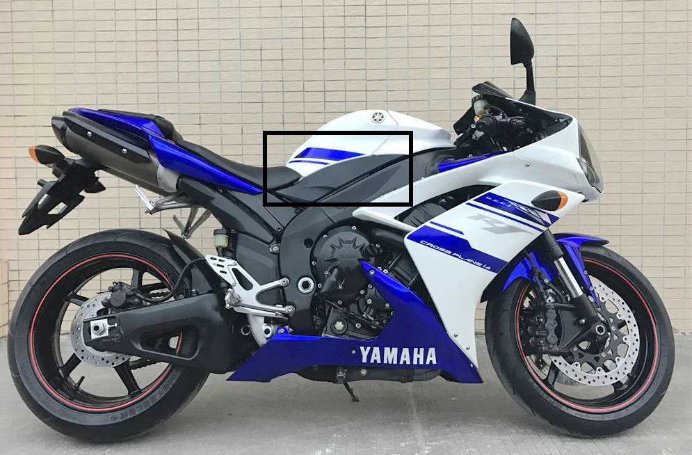 Подходит для Yamaha R1 2007 2008 саржевая новая 100% отделка боковых панелей из углеродного