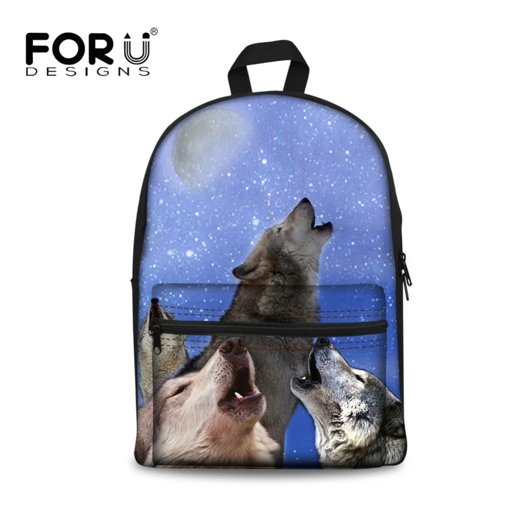 Холщовый Рюкзак FORUDESIGNS для мальчиков подростков ортопедический студенческий