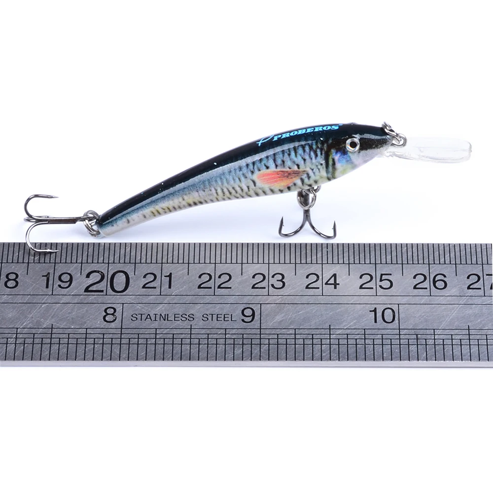 1 шт. рыболовные приманки 3 &quot-7 6 см/3 2 г-0 11 унц. Topwater Crank Bait Цвет гольян 8 # крючок