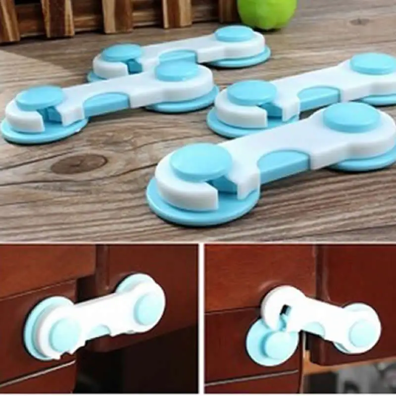 Baby Safty Locks Furniture Blockers Doors for Child Safety Lock Security Toddler 5pcs | Мать и ребенок