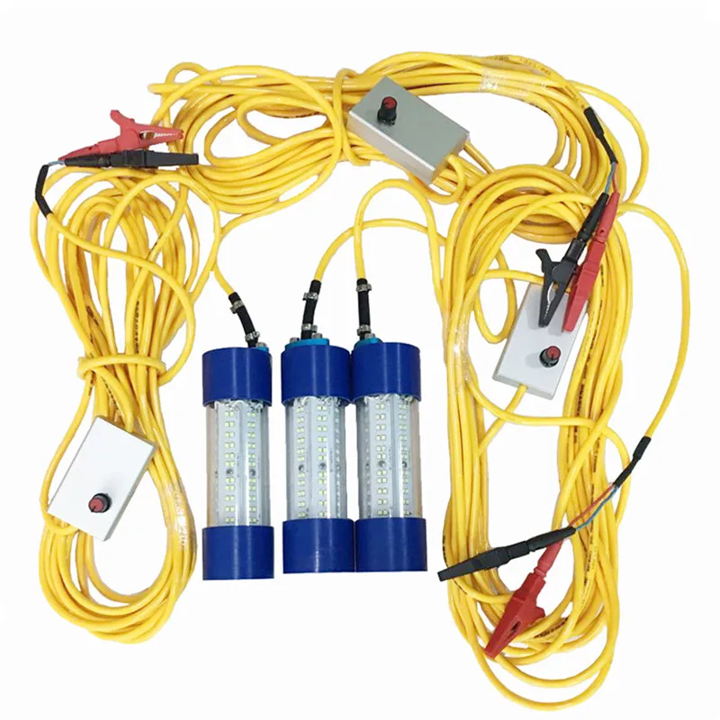 12V 100W Светодиодный подводная рыбалка светильник сбор рыбы IP68 приманки