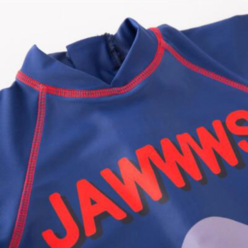 Детский купальный костюм для мальчиков 2 6 лет с рисунком Кита Солнцезащитная