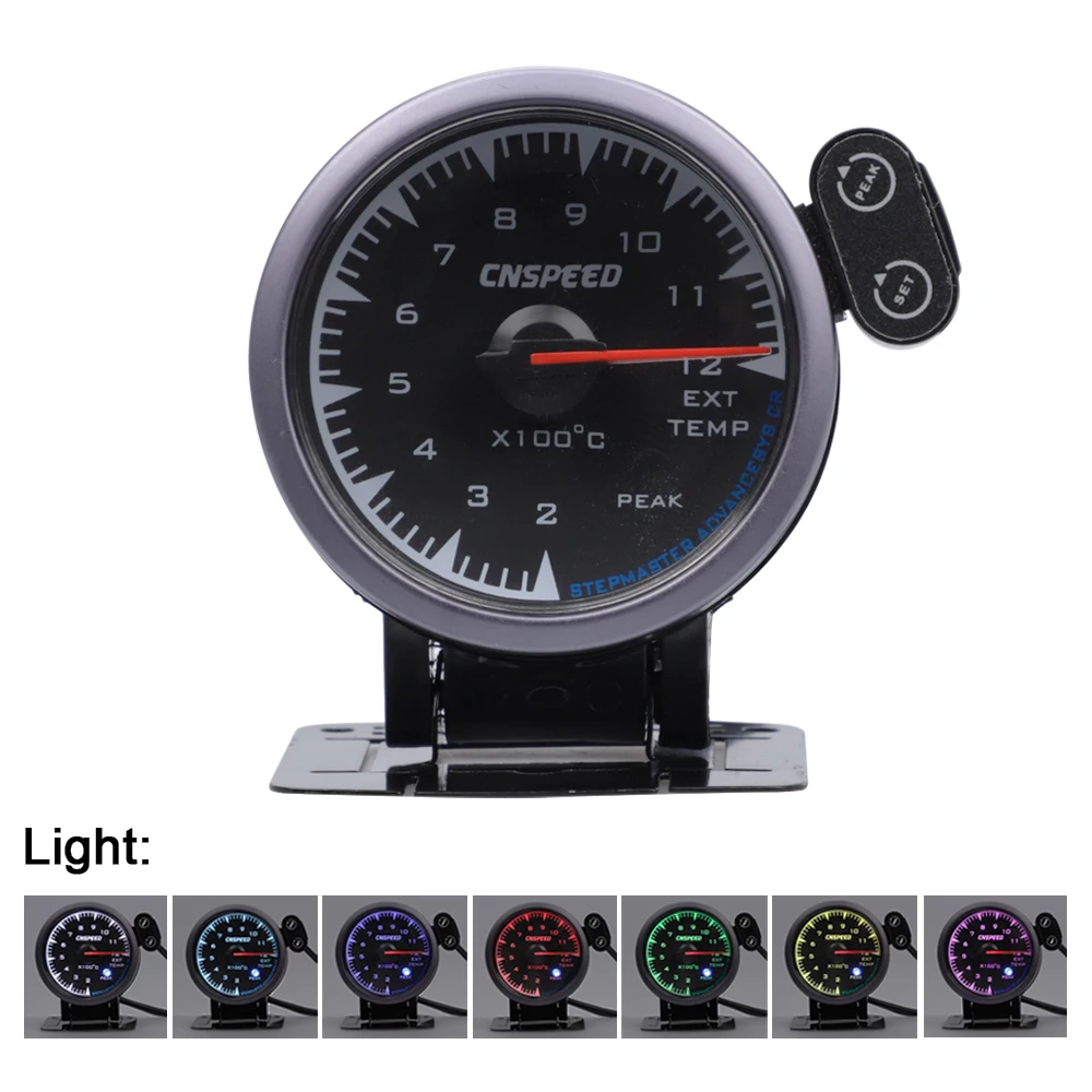Датчик выхлопных газов CNSPEED Shark style 12 В измеритель температуры прибор для Honda