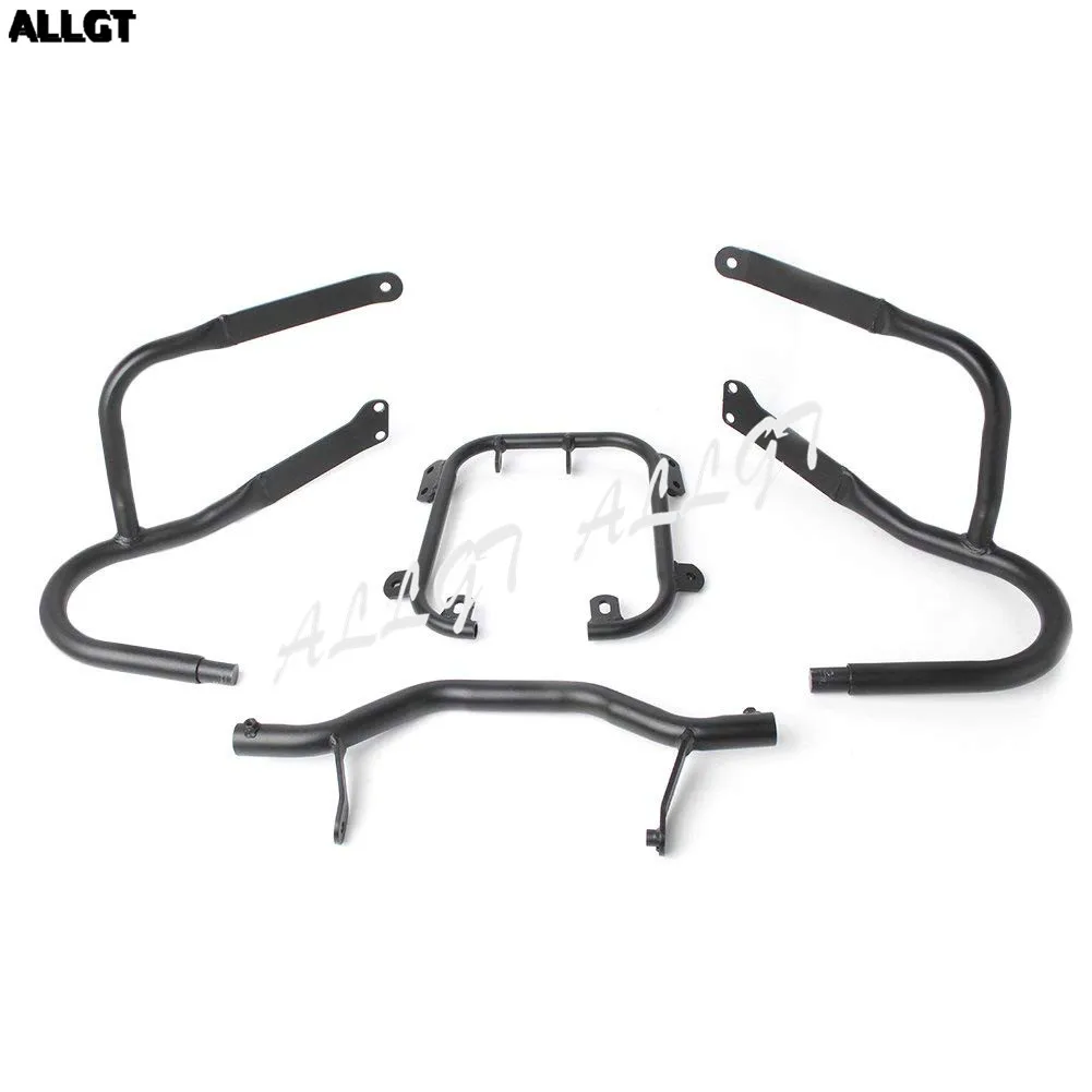 Black Motorcycle Front Highway Crash Bars Engine Protection Guards for BMW R1200RT 2005 2006 2007 2008 2009-2013 | Автомобили и