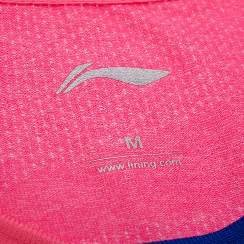 Женская футболка Li-Ning дышащая легкая для бадминтона с подкладкой | Спорт и