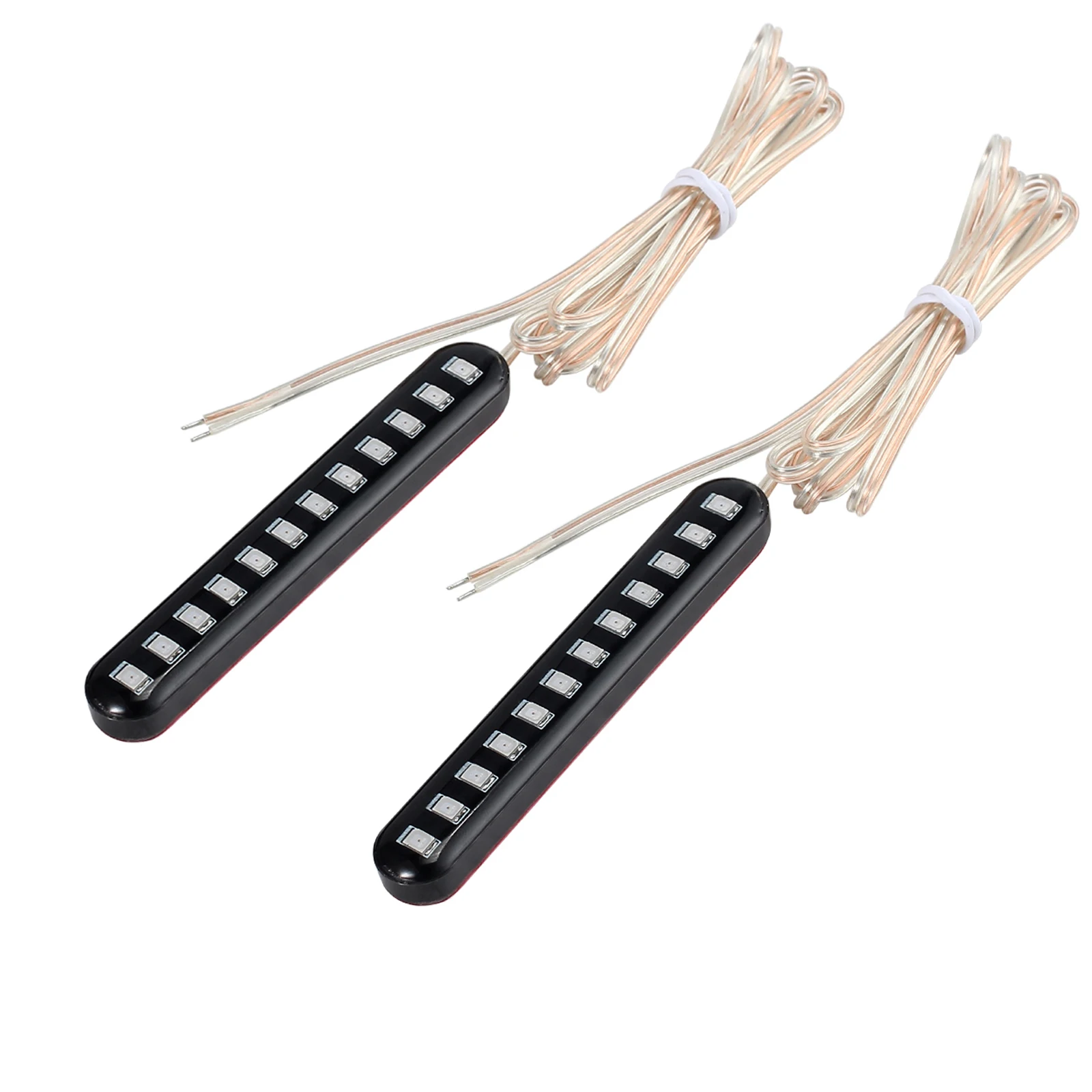 Proster 2 шт. мотоцикл 12LED номерной знак свет течет задние лампы Универсальный 12