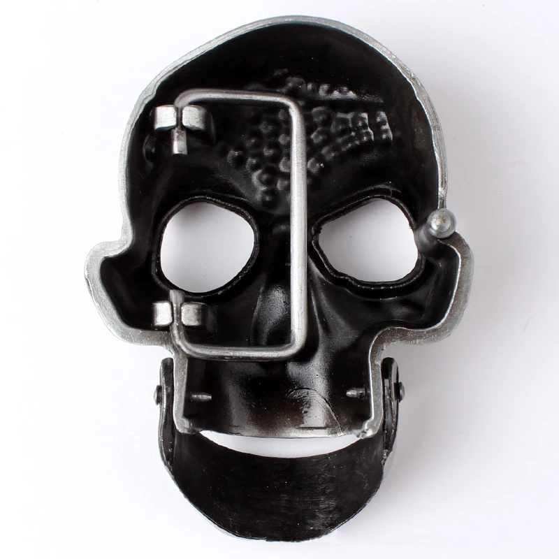 Серебряная пряжка для ремня с черепом для мужчин wo для мужчин DIY аксессуары Подходит для 3,8-4 см широкий ремень для пряжки ремня s Прямая поставка серебристый металл