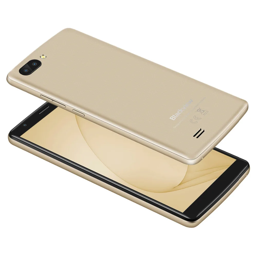 Мобильный телефон BLACKVIEW A20, экран 5,5 дюйма, 1 ГБ ОЗУ, 8 Гб ПЗУ, четырехъядерный процессор MTK6580M, Android GO, двойная камера заднего вида, смартфон 3000 мАч