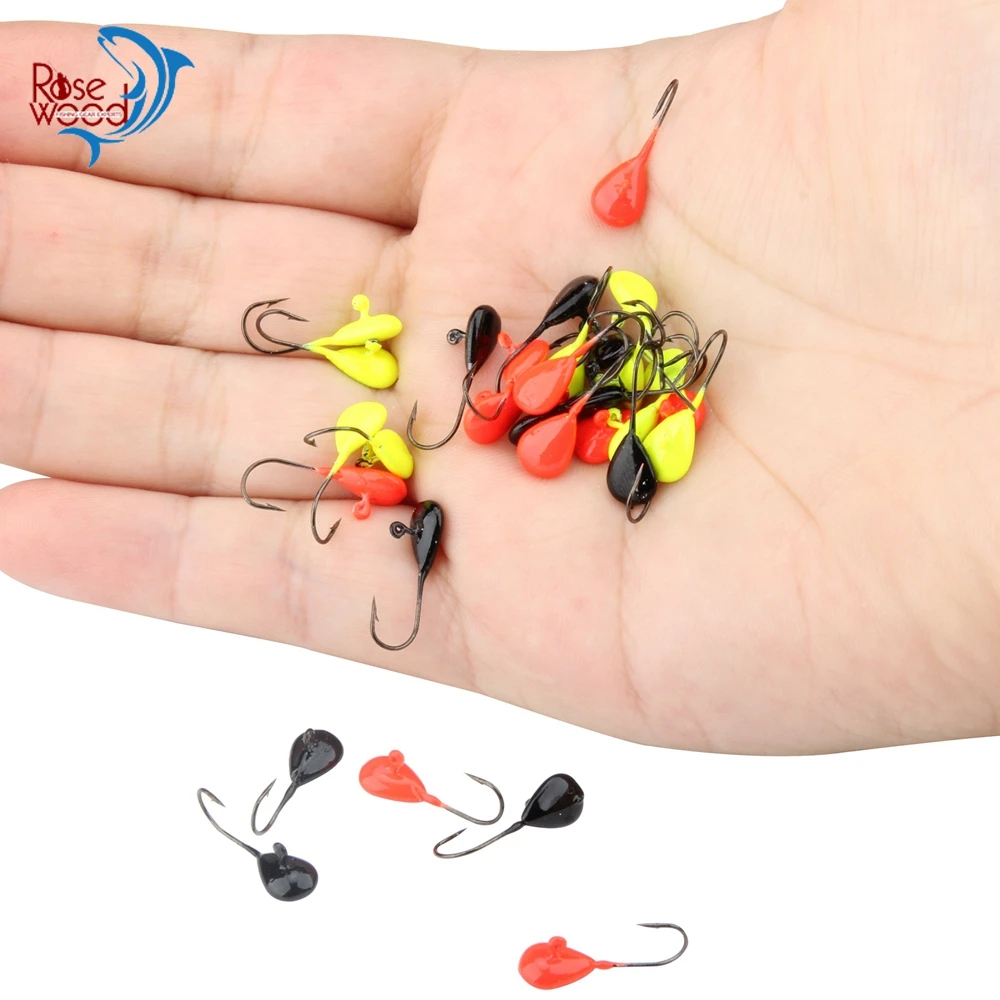 Рыболовные приманки из палисандра 12 шт. 0 5 г/0 7 г яркие цвета|jig head|hooks baitjig fishing |