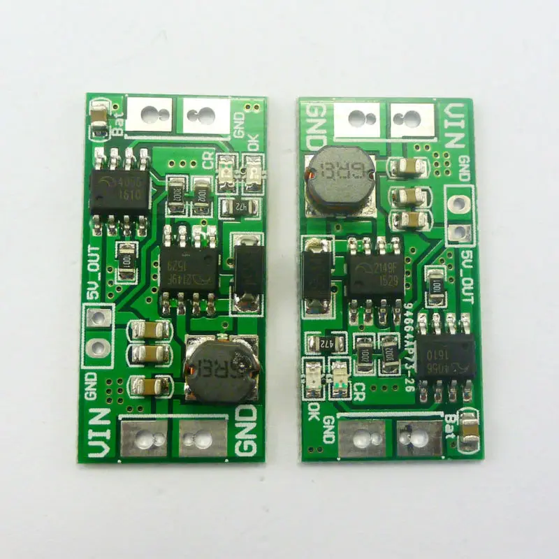 2 шт. DD05CRTA DC 0 9 5 V до 4 5V Boost зарядное устройство Модуль ME4056 плата для 18650 литиевая