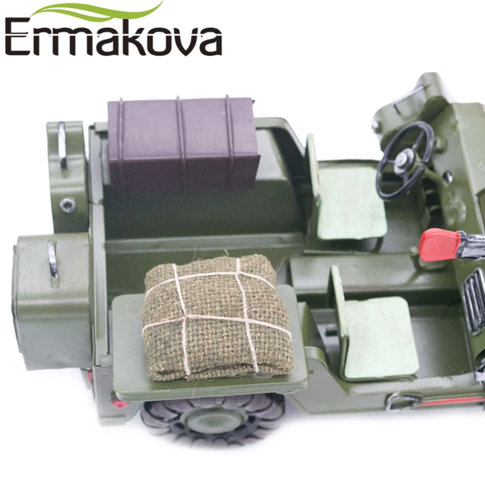ERMAKOVA Американский Ретро металлический военный автомобиль орнамент винтажный