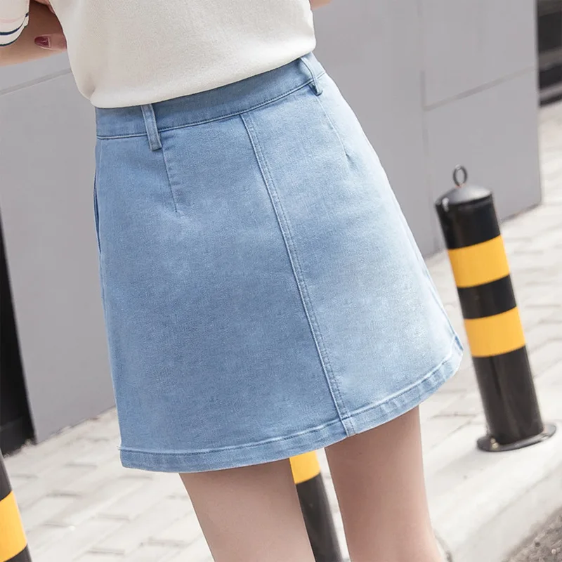 2017 летняя дешевая одежда женская мода половина юбки консервативный стиль