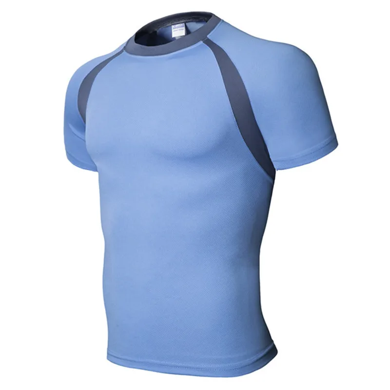 2019 Summer Fashion New Men's Casual Round Neck Short Sleeve T-shirt / Slim Quick-drying Breathable Comfortable |