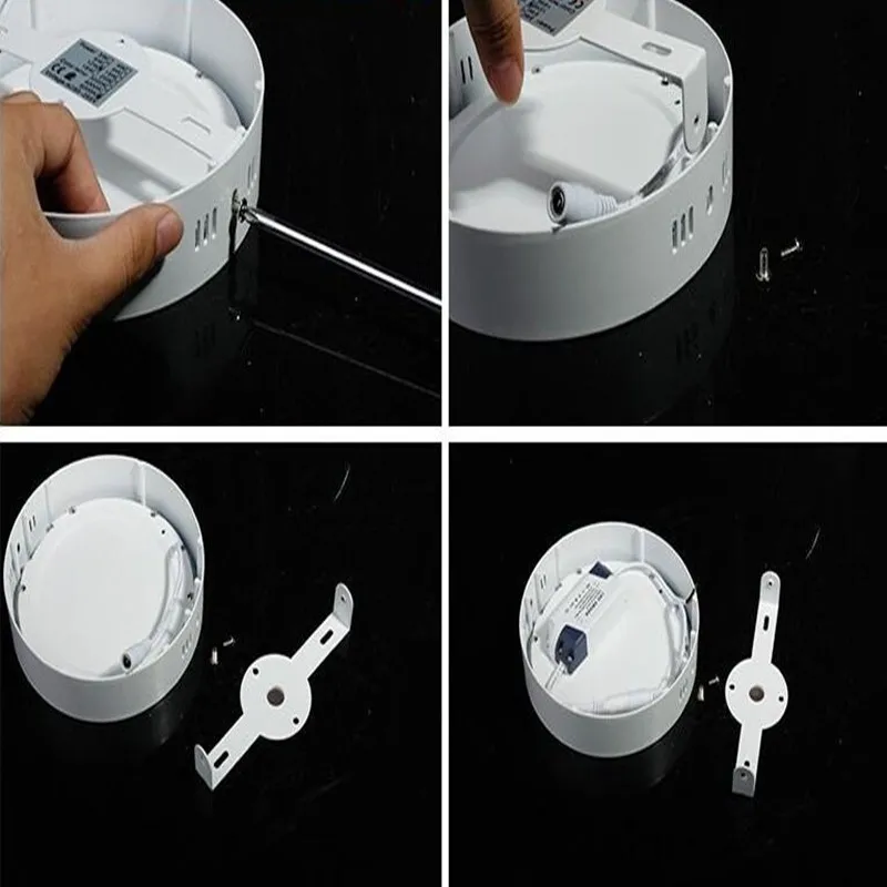 10 шт. круглые/Квадратные Светодиодные панели Samsung SMD2835 9 Вт 15 21 30 супер яркие