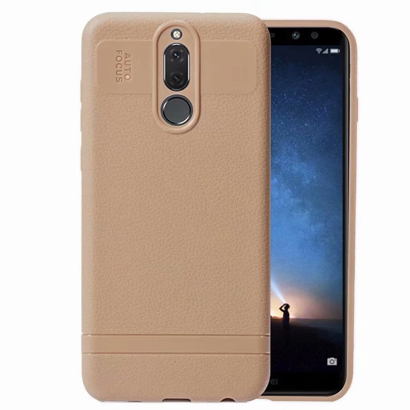 Мягкий чехол из ТПУ с текстурой личи для huawei mate 10 Lite Enjoy 7S Y6 2018 P20 Pro Redmi 4A 4X Note 5A 5 Plus 250