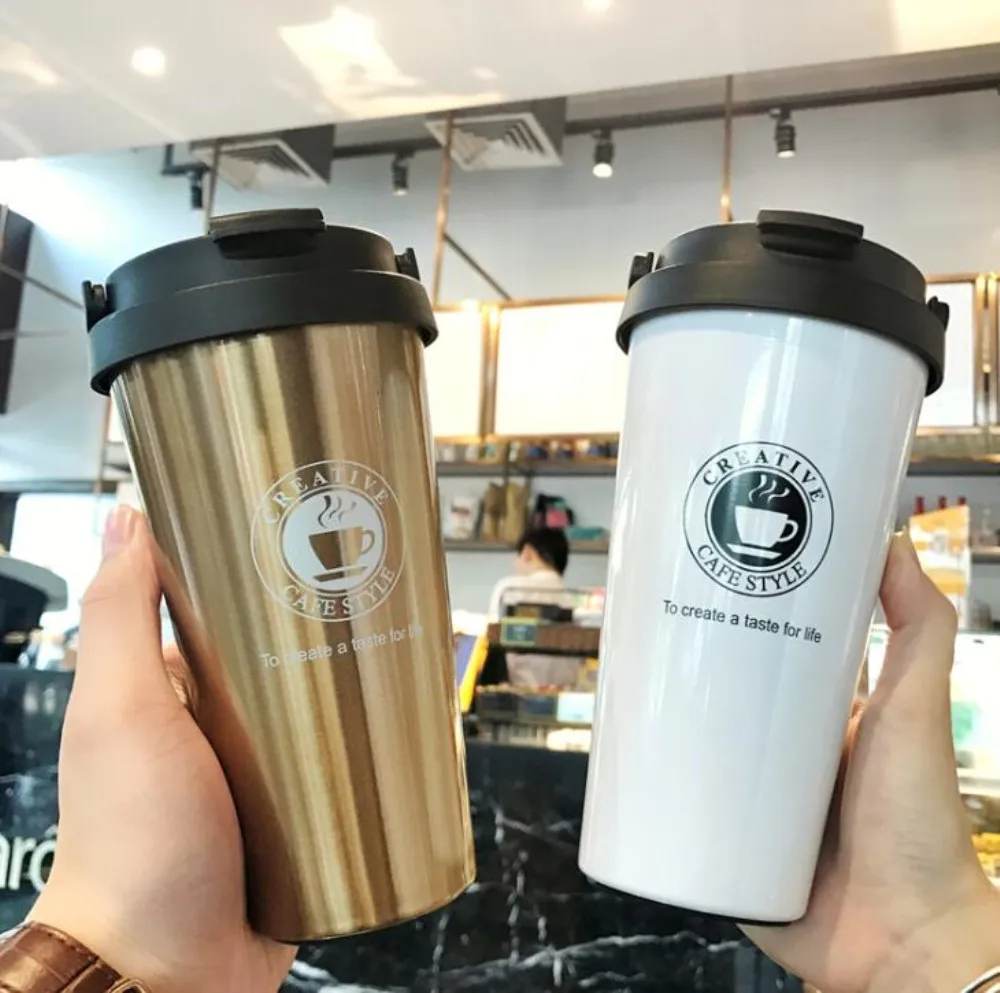 500 мл термосы из нержавеющей стали герметичные Термокружка для автомобиля моя