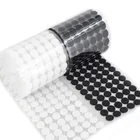 Самоклеящиеся Застежки-липучки, на крючках и петлях, белые, черные, 50 пар, 1015202530 мм, на сильной клеевой основе