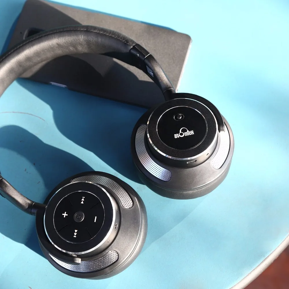 Ideausa V200 Active Шум снижение складной Беспроводной Наушники Накладные наушники Hi Fi