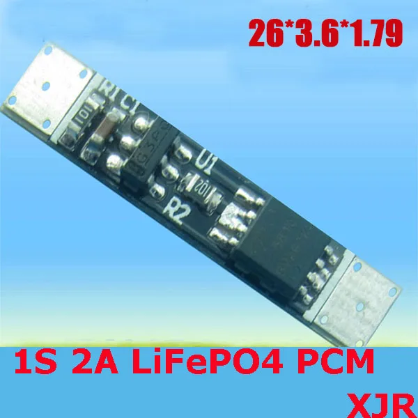 1S 2A 3 6 V LiFePO4 BMS/PCM/PCB Защитная печатная плата для 1 упаковки аккумуляторных батарей