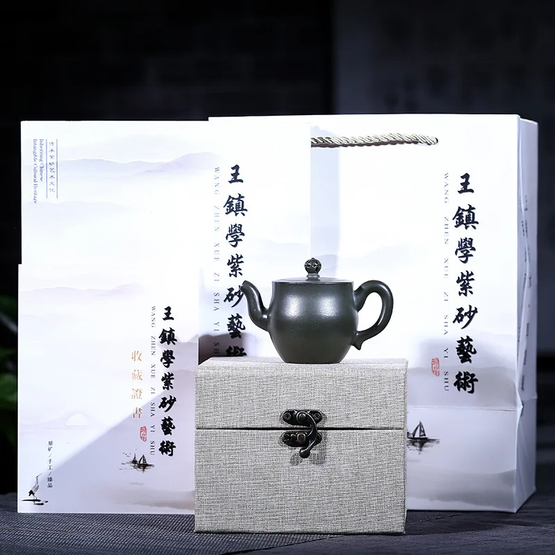 Эмалированный керамический чайник Azure Mud King Town Study Pure Manual знаменитый чайник дорожный чайный набор агент поколение волос