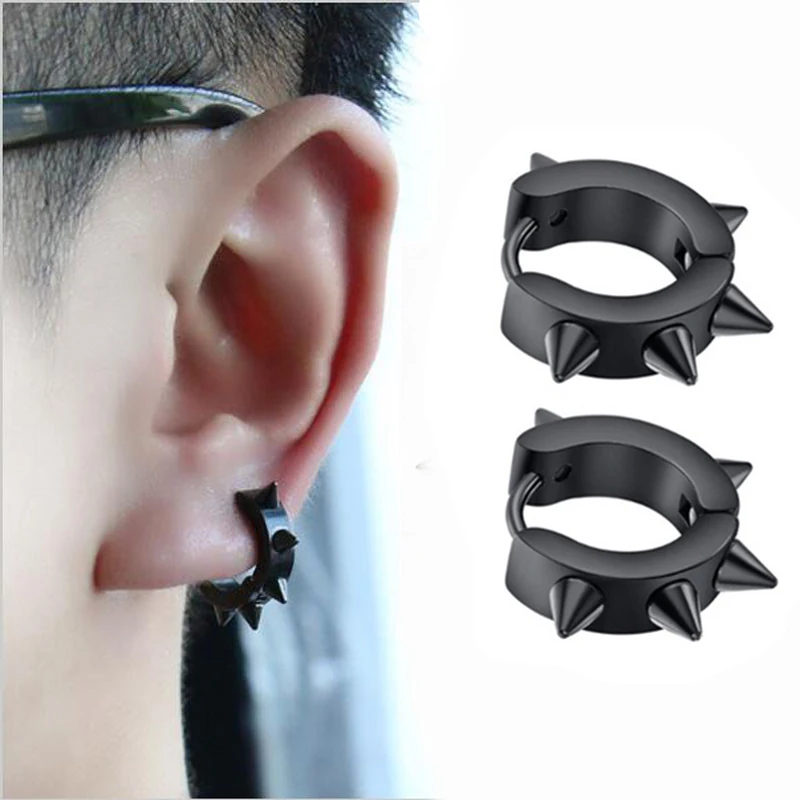 2 шт. мужские и женские серьги гвоздики из нержавеющей стали 5 цветов|ear piercing|ears