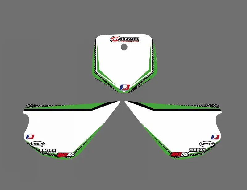NICECNC 0447 команда графика фоны наклейки Наборы для Kawasaki KX80 1994 1995 1996 1997 KX 80|sticker kit|team