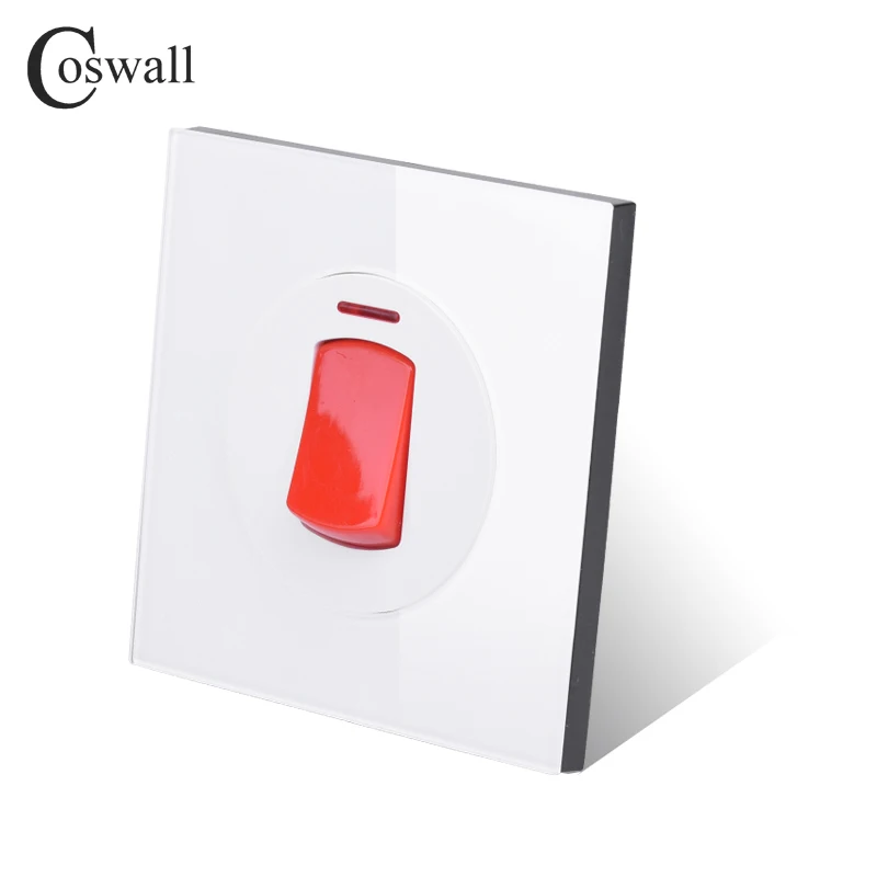 Переключатель Coswall 45A DP с неоновым водонагревателем высокой мощности ВКЛ/ВЫКЛ
