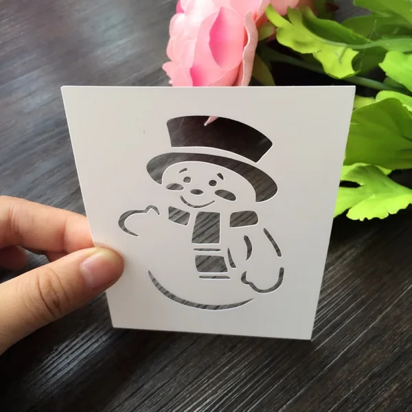 Рождественский венок снеговика 2 шт. инструмент для скрапбукинга карточка альбом