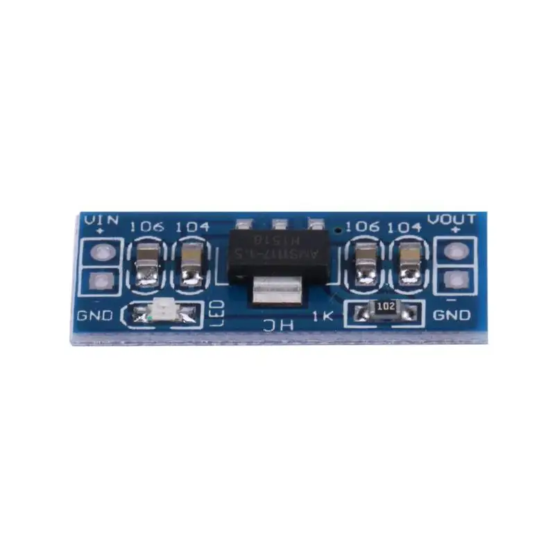 AMS1117 1 5 V 800mA Выход DC 4 75-12V вход понижающий модуль питания для электронного