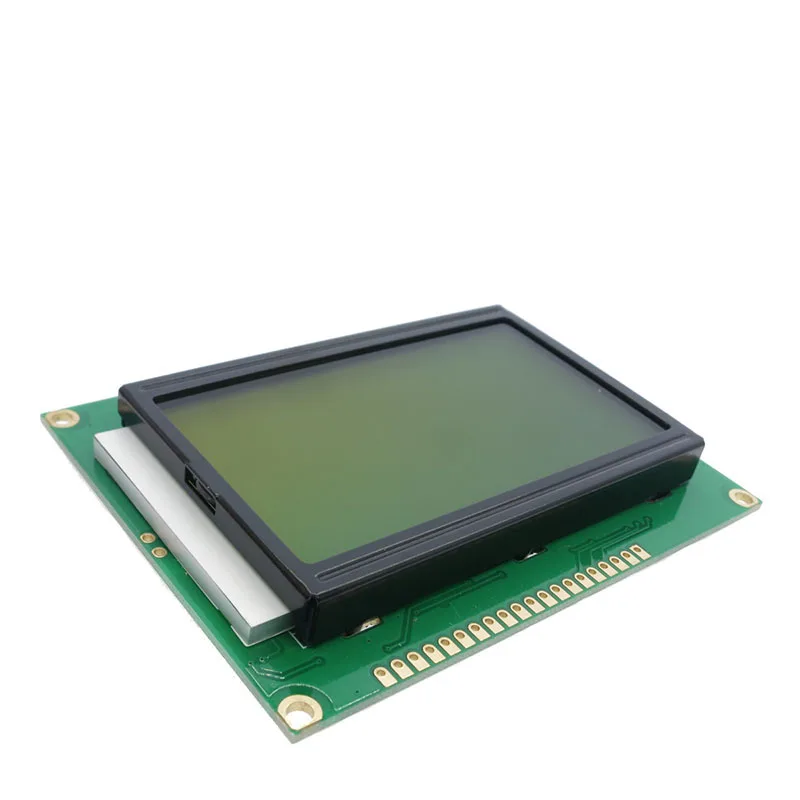ЖК модуль с подсветкой ST7920 для arduino raspberry pi 128*64 точки 5 В синий экран 12864 дюйма|lcd